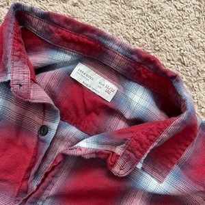 Zara Boys Collection. Plaid button down shirt. Sz. 11/12